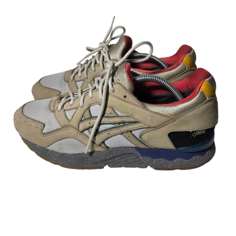 Asics Gel-Lyte V Bodega Get Wet Tan Grey Gore-Tex H44GK Mens Sneakers